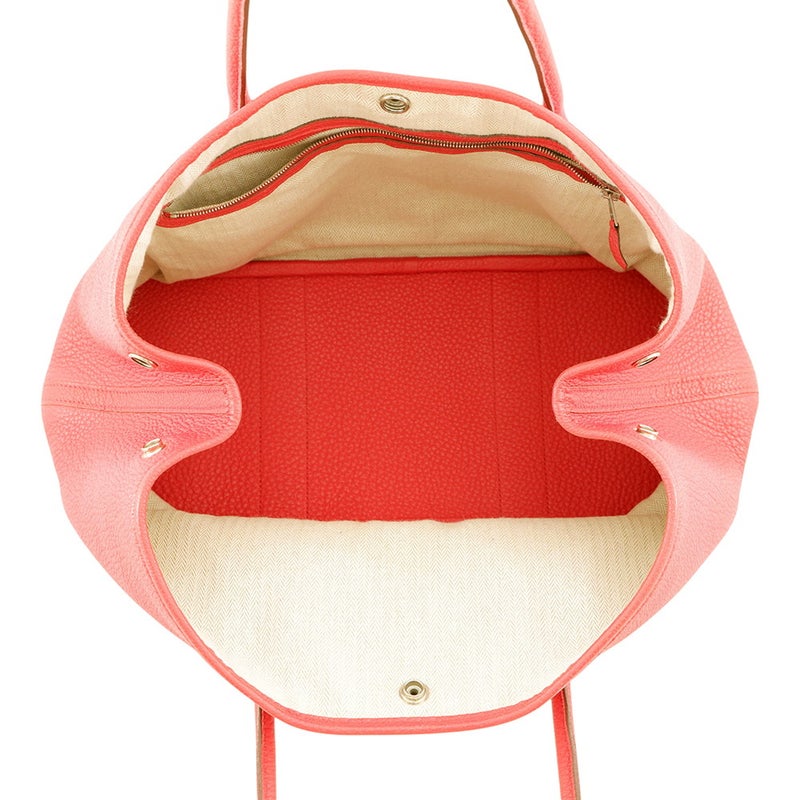 エルメス トートバッグ ガーデンパーティPM ブーゲンビリア/シルバー金具 ネゴンダ T刻印 HERMES Garden Party
