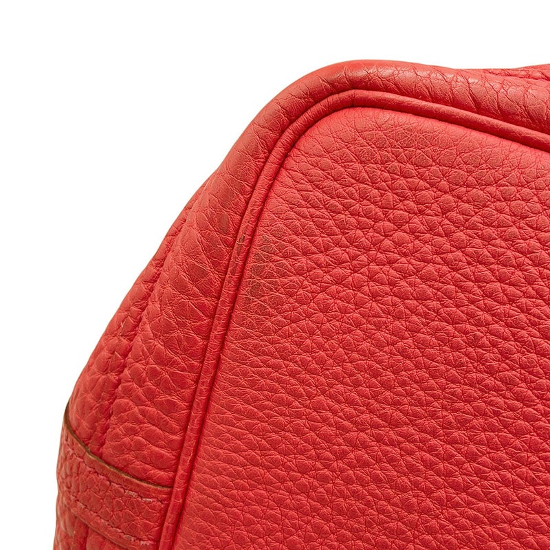 エルメス トートバッグ ガーデンパーティPM ブーゲンビリア/シルバー金具 ネゴンダ T刻印 HERMES Garden Party