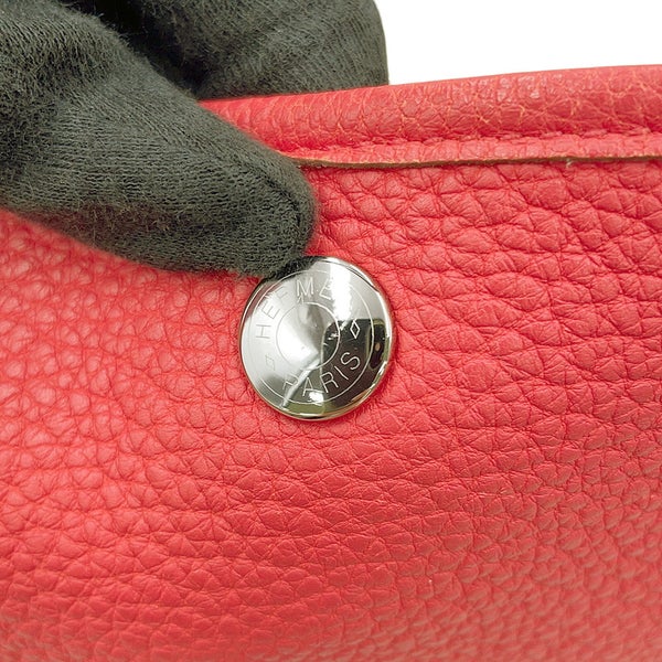 エルメス トートバッグ ガーデンパーティPM ブーゲンビリア/シルバー金具 ネゴンダ T刻印 HERMES Garden Party
