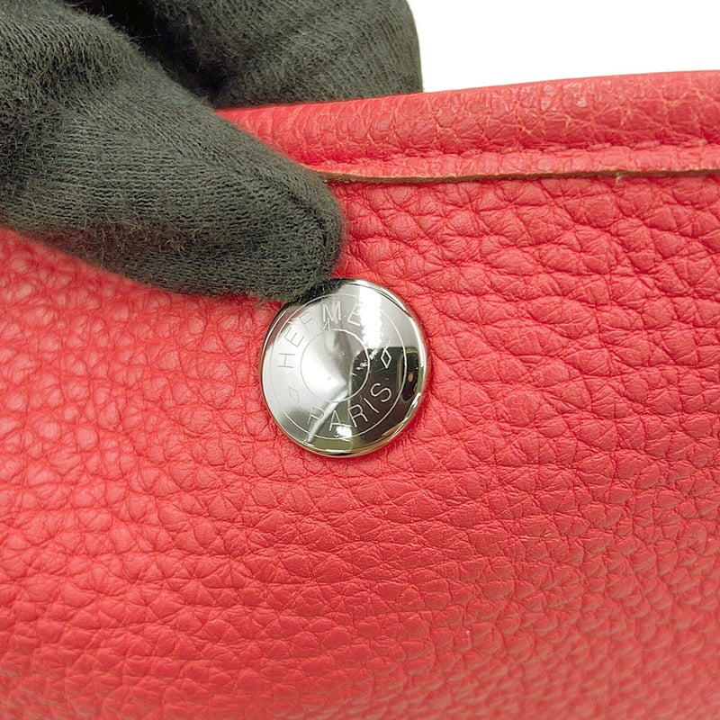 エルメス トートバッグ ガーデンパーティPM ブーゲンビリア/シルバー金具 ネゴンダ T刻印 HERMES Garden Party
