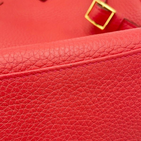 エルメス リュック ケリーアドPM ルージュピヴォワンヌ/ゴールド金具 トゴ D刻印 HERMES バッグ