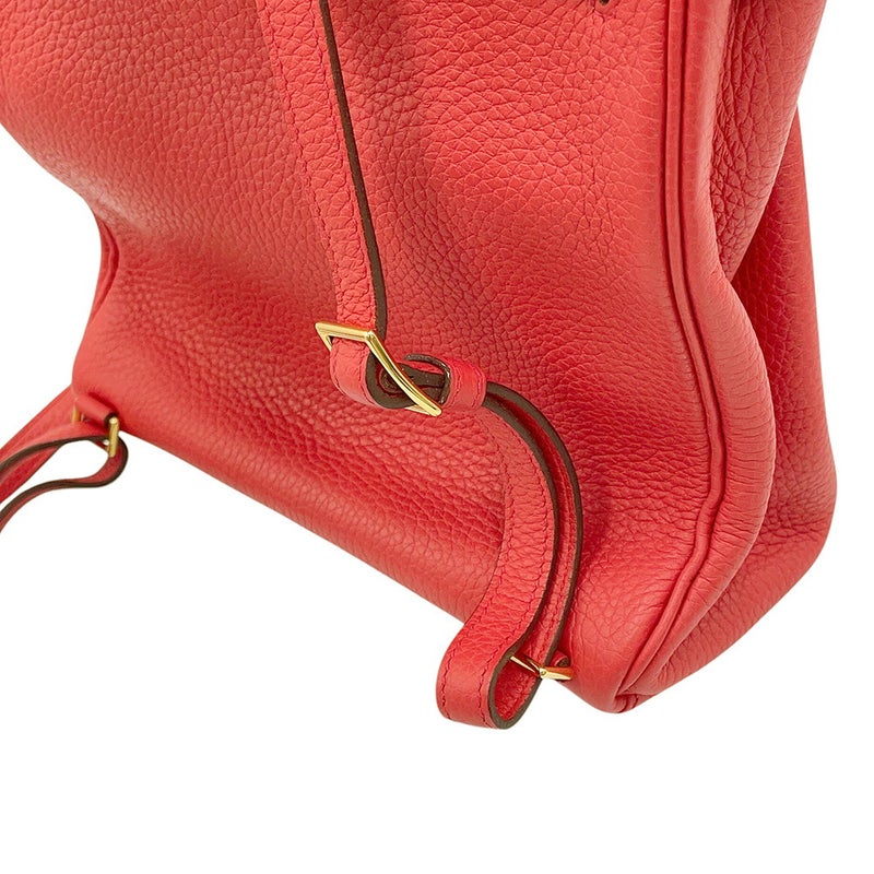 エルメス リュック ケリーアドPM ルージュピヴォワンヌ/ゴールド金具 トゴ D刻印 HERMES バッグ