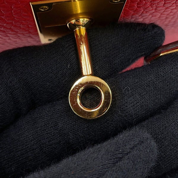 エルメス リュック ケリーアドPM ルージュピヴォワンヌ/ゴールド金具 トゴ D刻印 HERMES バッグ