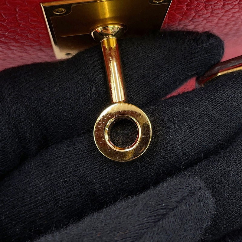 エルメス リュック ケリーアドPM ルージュピヴォワンヌ/ゴールド金具 トゴ D刻印 HERMES バッグ