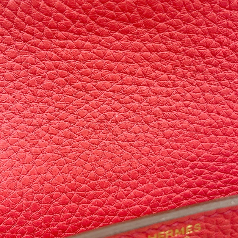 エルメス リュック ケリーアドPM ルージュピヴォワンヌ/ゴールド金具 トゴ D刻印 HERMES バッグ
