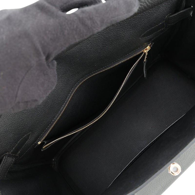 エルメス バーキン30 ブラック/ピンクゴールド金具 トゴ D刻印 HERMES Birkin ハンドバッグ 黒