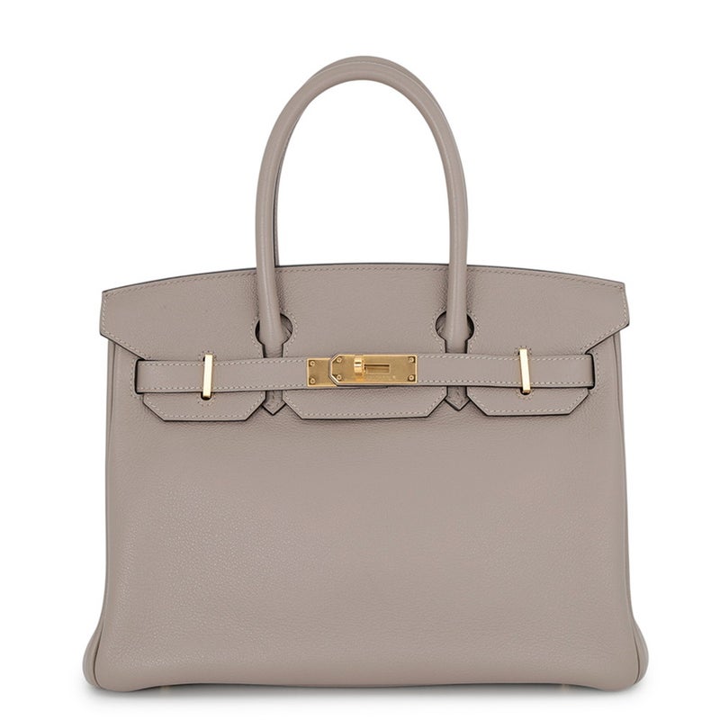 エルメス バーキン30 グリアスファルト/ゴールド金具 トゴ Y刻印 HERMES Birkin ハンドバッグ