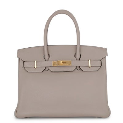 Hermès Birkin 30 Gris Asphalte Gold