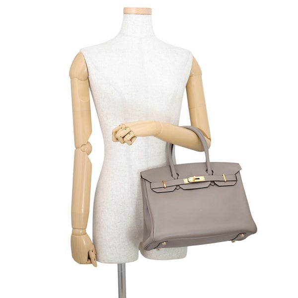 エルメス バーキン30 グリアスファルト/ゴールド金具 トゴ Y刻印 HERMES Birkin ハンドバッグ