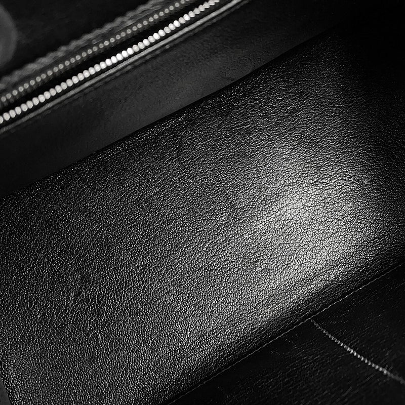 エルメス ケリー28 外縫い ブラック/オレンジ/グリーン/シルバー金具 ヴィブラート/ガリバー □C刻印 HERMES Kelly 2wayバッグ