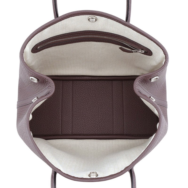 エルメス トートバッグ ガーデンパーティTPM ルージュセリエ/シルバー金具 ネゴンダ K刻印 HERMES Garden Party