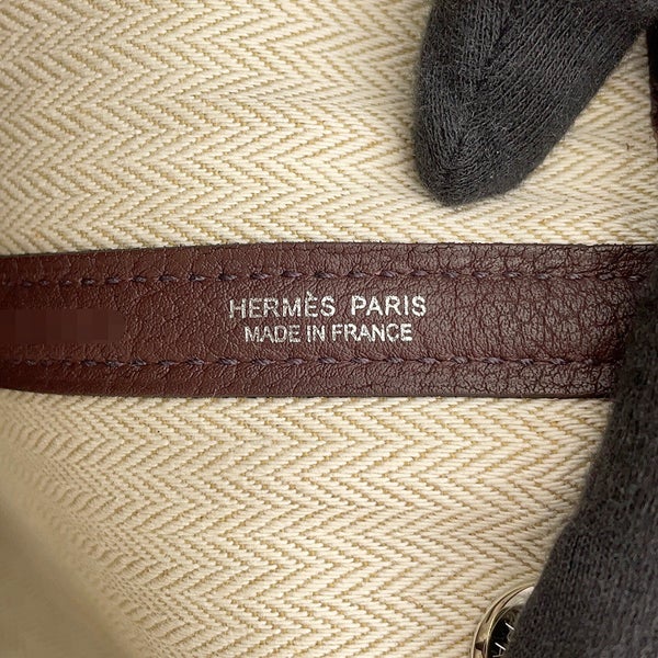 エルメス トートバッグ ガーデンパーティTPM ルージュセリエ/シルバー金具 ネゴンダ K刻印 HERMES Garden Party