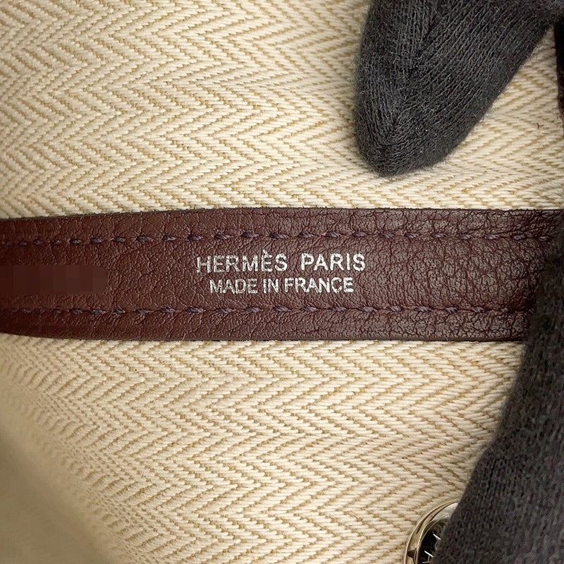 エルメス トートバッグ ガーデンパーティTPM ルージュセリエ/シルバー金具 ネゴンダ K刻印 HERMES Garden Party