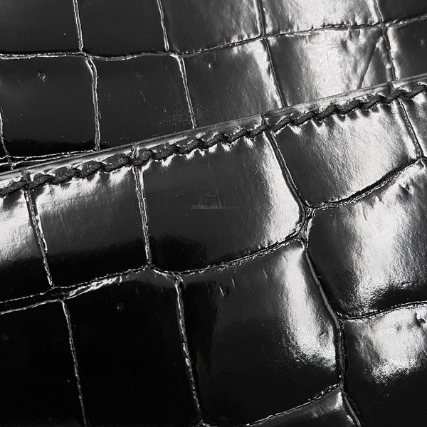 エルメス ビジネスバッグ サックアデペッシュ27 ブラック/ゴールド金具 ポロサスシャイン □J刻印 メンズ 黒
