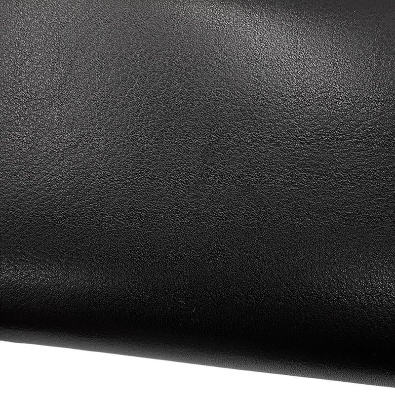 エルメス クラッチバッグ ポシェット エジェ ブラック/シルバー金具 エヴァーグレイン X刻印 HERMES 黒