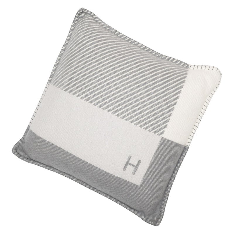 エルメス クッション Hリヴィエラ PM ウール カシミヤ HERMES インテリア