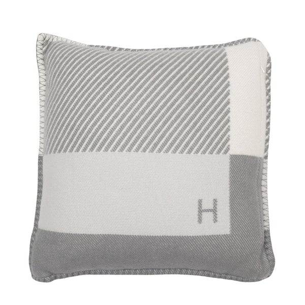 エルメス クッション Hリヴィエラ PM ウール カシミヤ HERMES インテリア