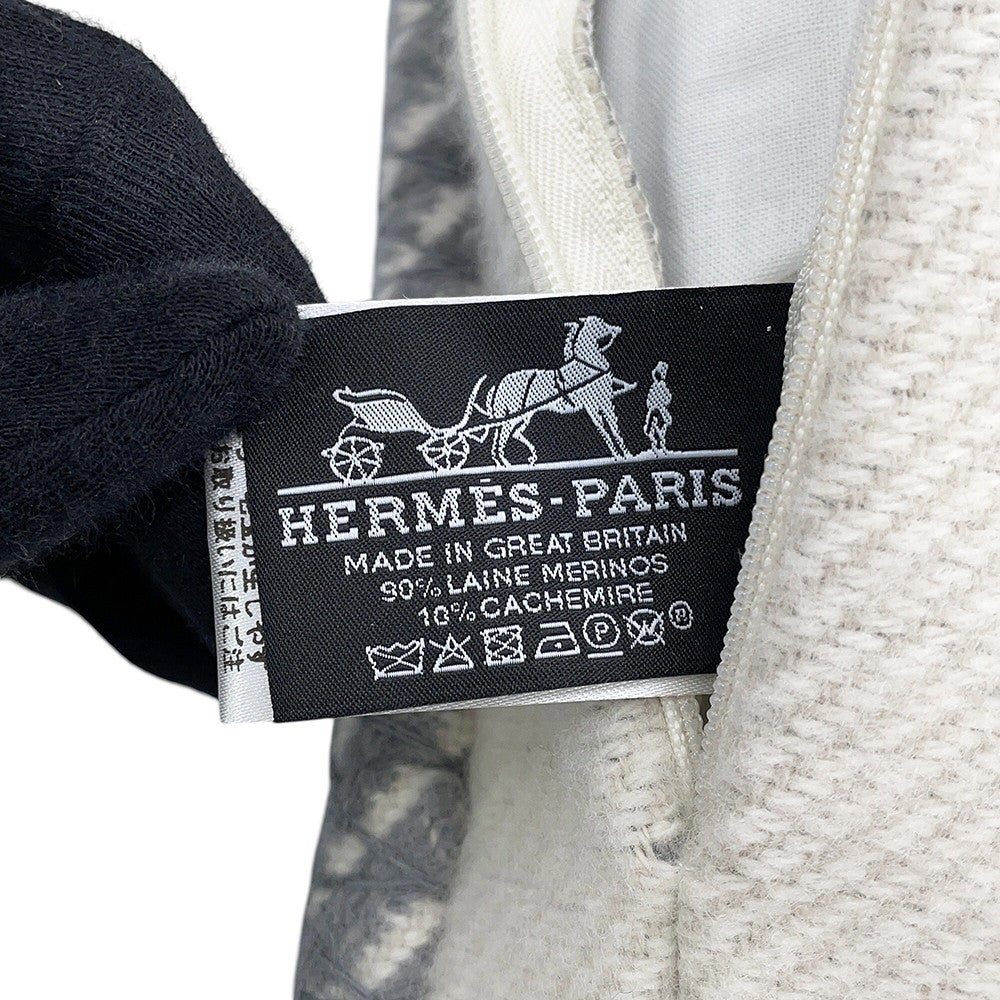 エルメス クッション Hリヴィエラ PM ウール カシミヤ HERMES
