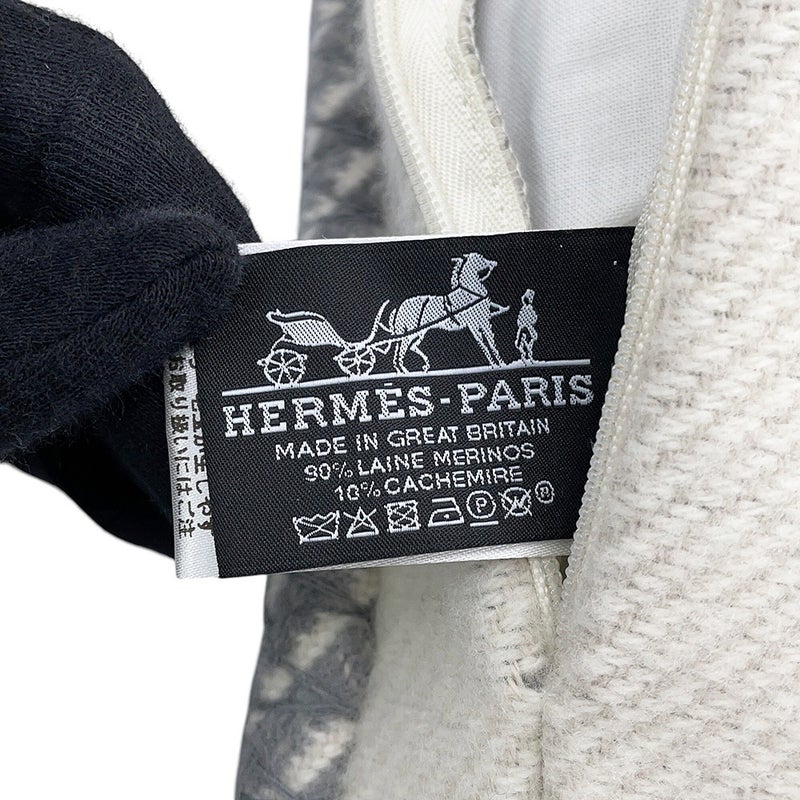 エルメス クッション Hリヴィエラ PM ウール カシミヤ HERMES インテリア