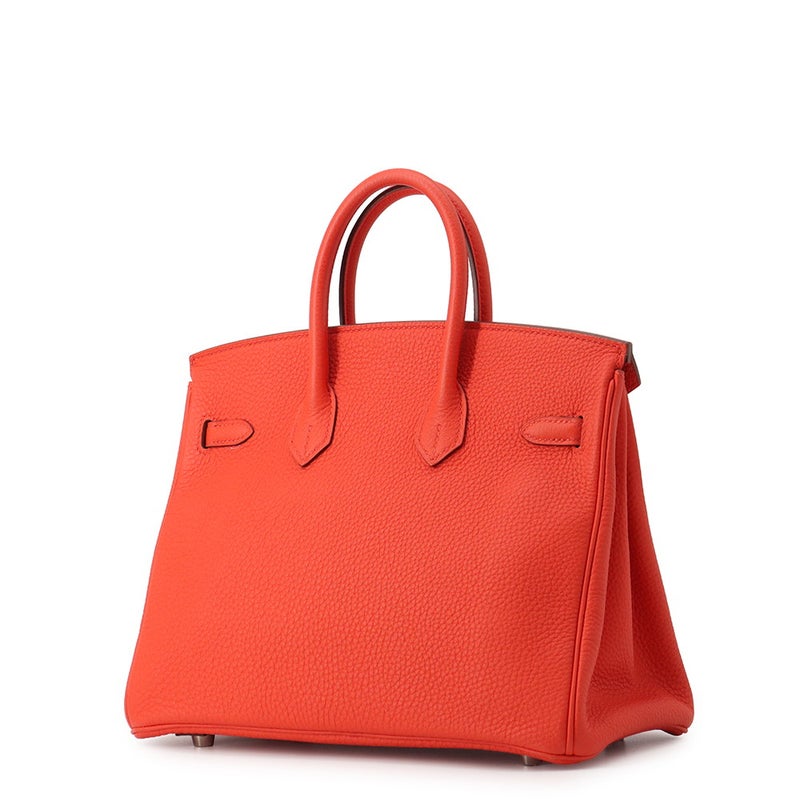 エルメス バーキン25 カプシーヌ/シルバー金具 トゴ T刻印 HERMES Birkin ハンドバッグ