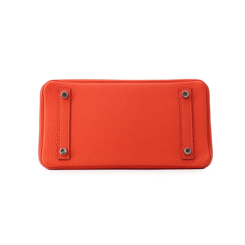 エルメス バーキン25 カプシーヌ/シルバー金具 トゴ T刻印 HERMES Birkin ハンドバッグ