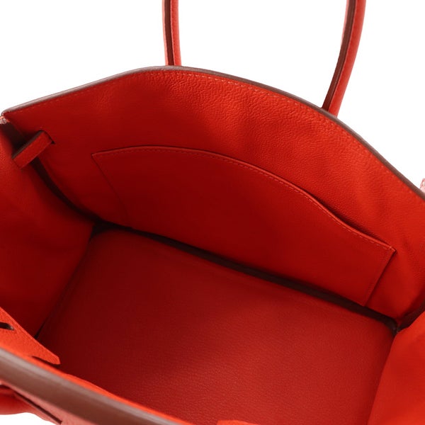 エルメス バーキン25 カプシーヌ/シルバー金具 トゴ T刻印 HERMES Birkin ハンドバッグ