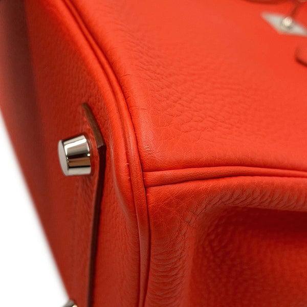 エルメス バーキン25 カプシーヌ/シルバー金具 トゴ T刻印 HERMES Birkin ハンドバッグ