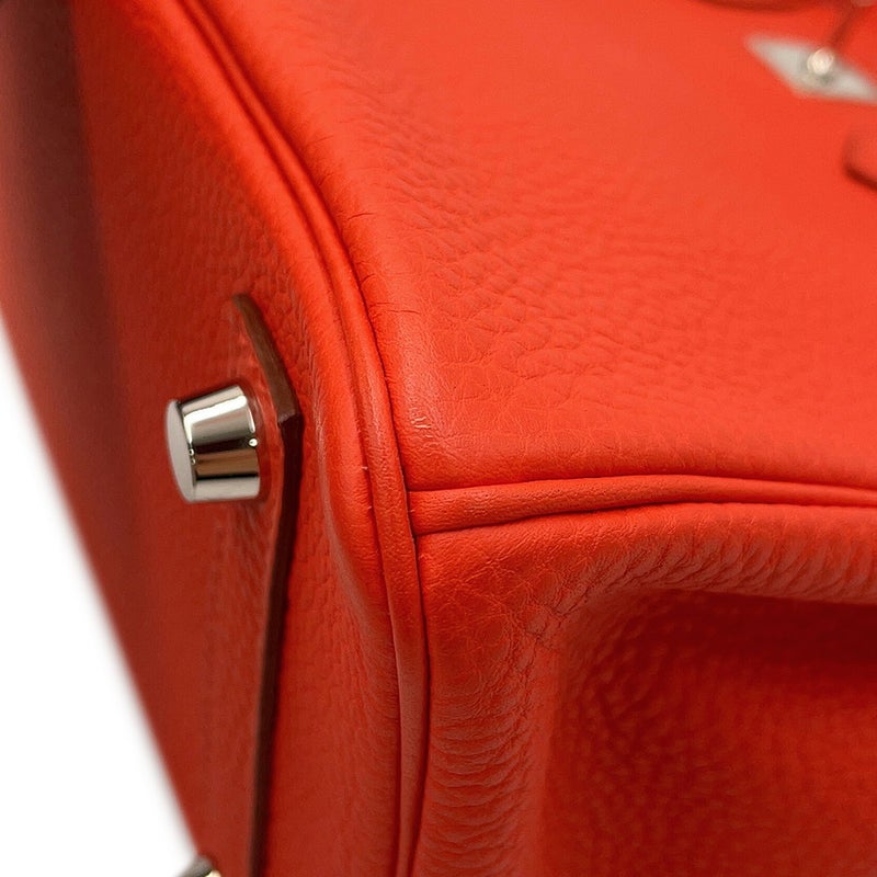 エルメス バーキン25 カプシーヌ/シルバー金具 トゴ T刻印 HERMES Birkin ハンドバッグ