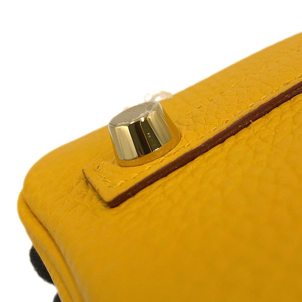エルメス バーキン25 ジョーヌアンブル/ゴールド金具 トゴ D刻印 HERMES Birkin ハンドバッグ