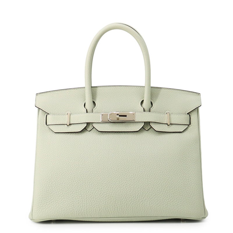 エルメス バーキン30 グリネヴェ/シルバー金具 トゴ B刻印 HERMES Birkin ハンドバッグ