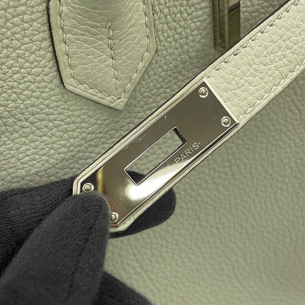 エルメス バーキン30 グリネヴェ/シルバー金具 トゴ B刻印 HERMES Birkin ハンドバッグ