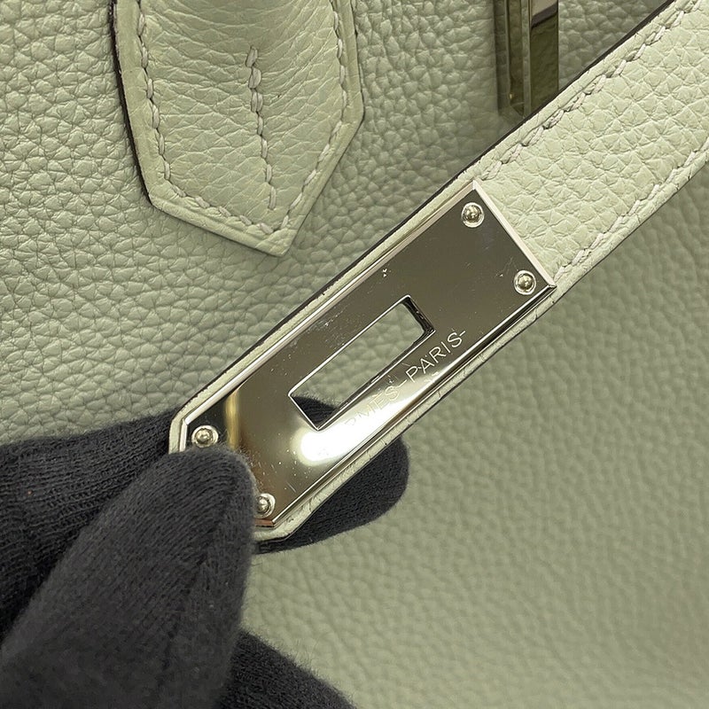エルメス バーキン30 グリネヴェ/シルバー金具 トゴ B刻印 HERMES Birkin ハンドバッグ