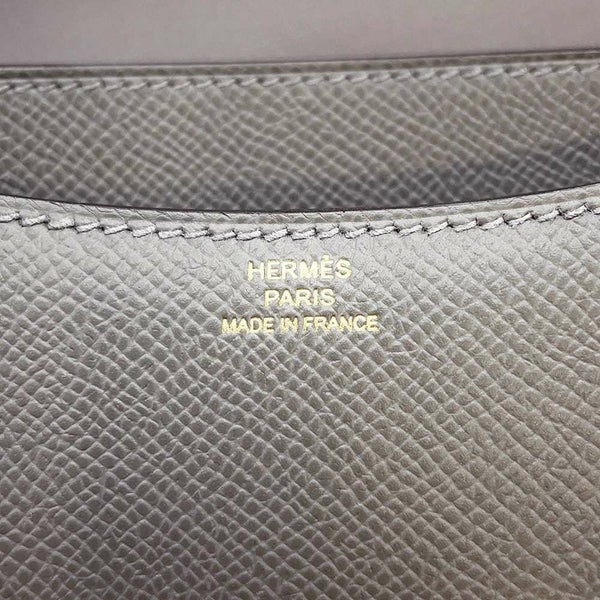 エルメス ミニ コンスタンス3 ミロワール グリメイヤー/ゴールド金具 ヴォーエプソン B刻印