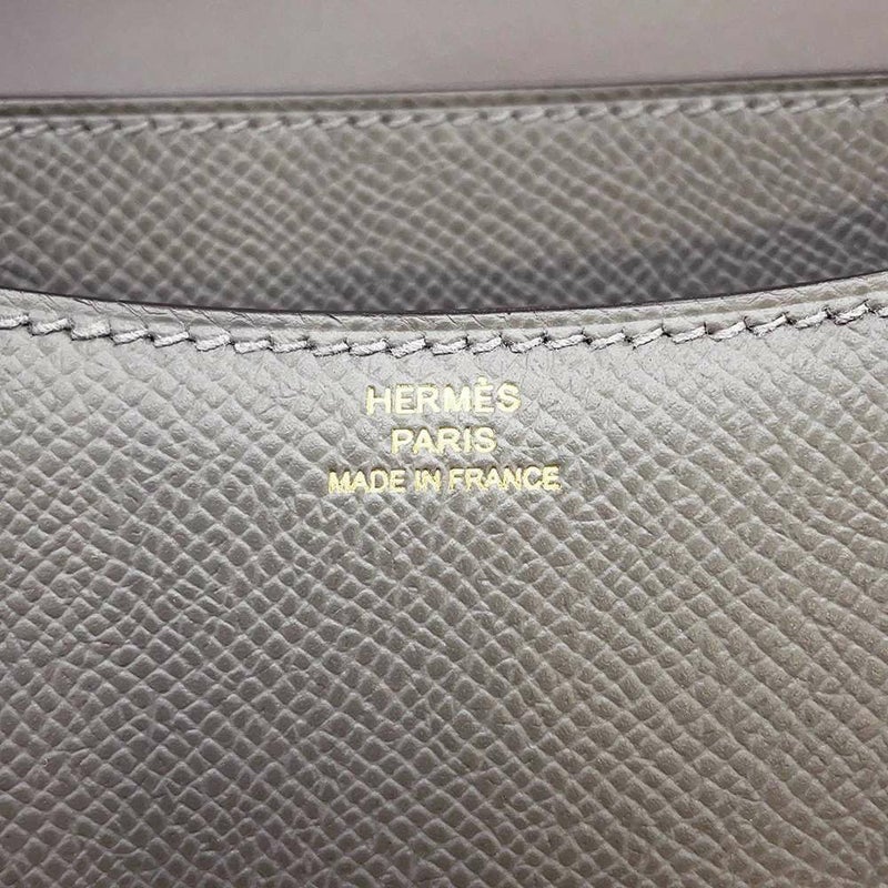 エルメス ミニ コンスタンス3 ミロワール グリメイヤー/ゴールド金具 ヴォーエプソン B刻印