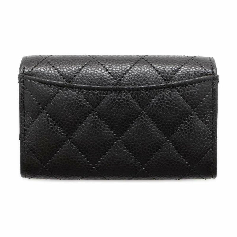 シャネル カードケース マトラッセ クラシックカードケース ココマーク キャビアスキン AP0214 CHANEL 名刺入れ