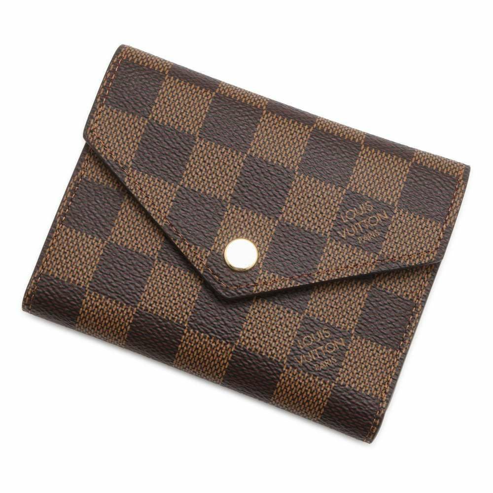 LOUIS VUITTON  ポルト・フォイユ・ヴィクトリーヌ　ダミエ・エベヌ ポルトフォイユ・ヴィクトリーヌ ダミエ・エベヌ｜ルイ・ヴィトン 公式