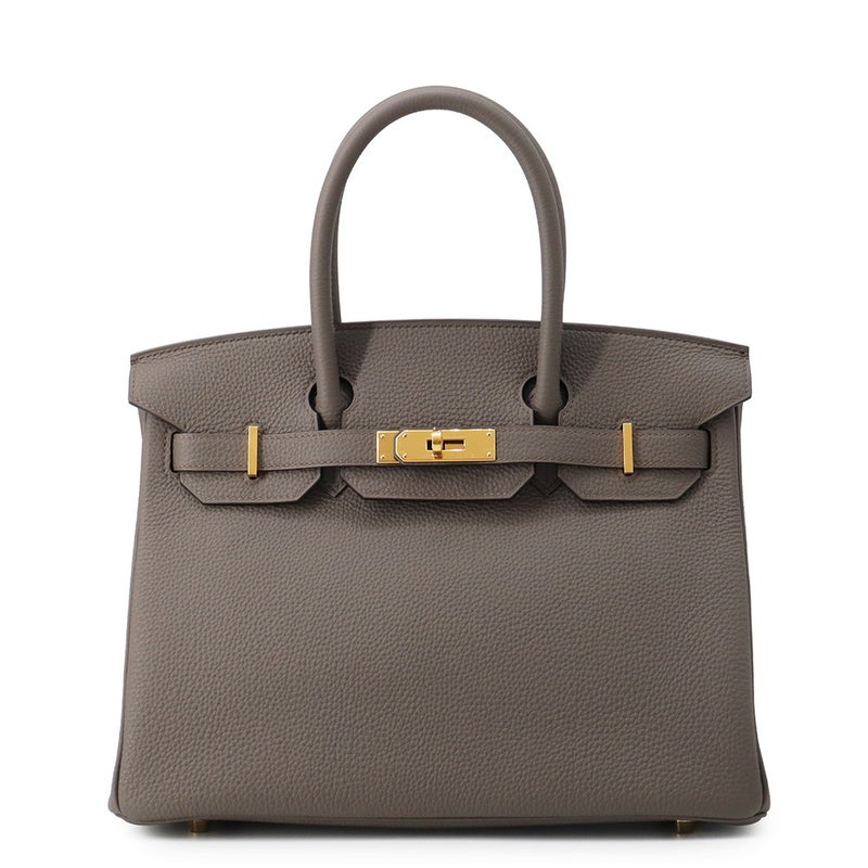 エルメス バーキン30 エタン/ゴールド金具 トゴ A刻印 HERMES Birkin ハンドバッグ