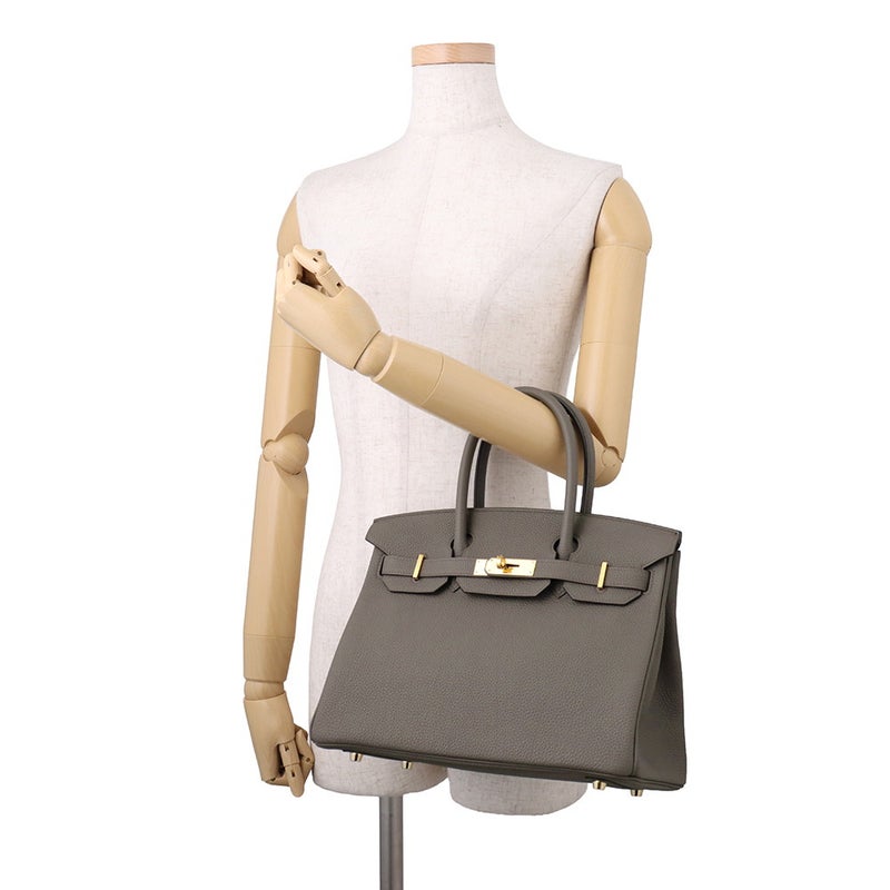 エルメス バーキン30 エタン/ゴールド金具 トゴ A刻印 HERMES Birkin ハンドバッグ