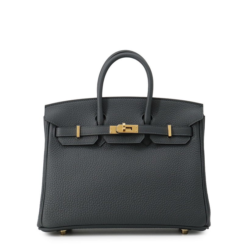エルメス バーキン25 グリミスティ/ゴールド金具 トゴ G刻印 HERMES Birkin ハンドバッグ