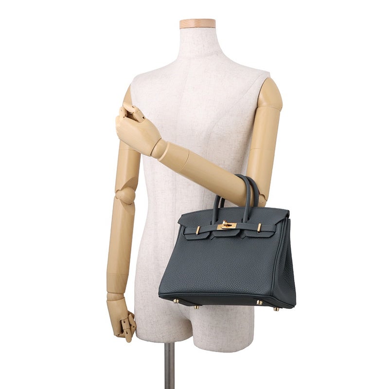 エルメス バーキン25 グリミスティ/ゴールド金具 トゴ G刻印 HERMES Birkin ハンドバッグ