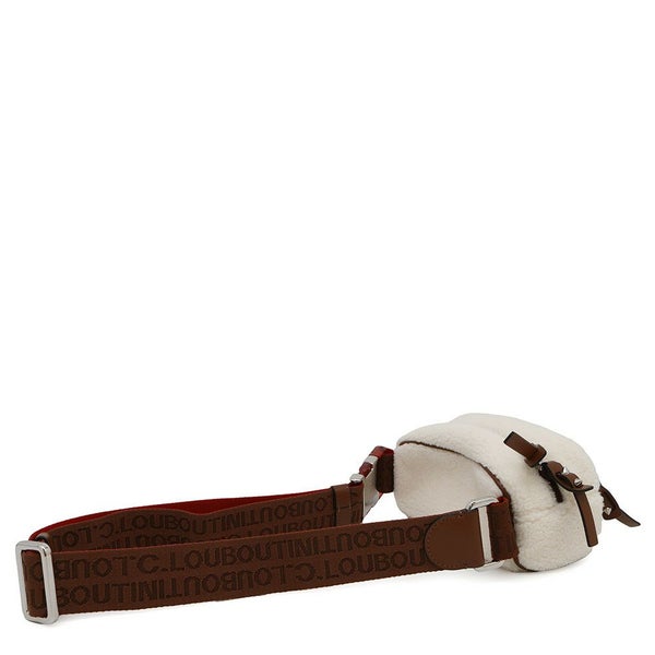 クリスチャン・ルブタン ボディバッグ ブラスター ボア レザー 3215176 Christian Louboutin ウエストポーチ 白