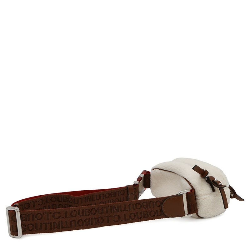 クリスチャン・ルブタン ボディバッグ ブラスター ボア レザー 3215176 Christian Louboutin ウエストポーチ 白