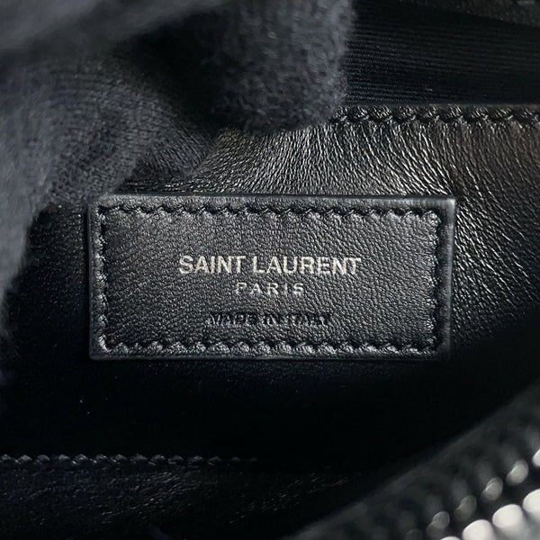 サンローランパリ ハンドバッグ カレッジ レザー 428056 SAINT LAURENT PARIS 2wayチェーンショルダーバッグ 黒