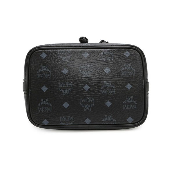 エムシーエム ショルダーバッグ ヴィセトス ロゴ レザー MCM バッグ ハンドバッグ 黒