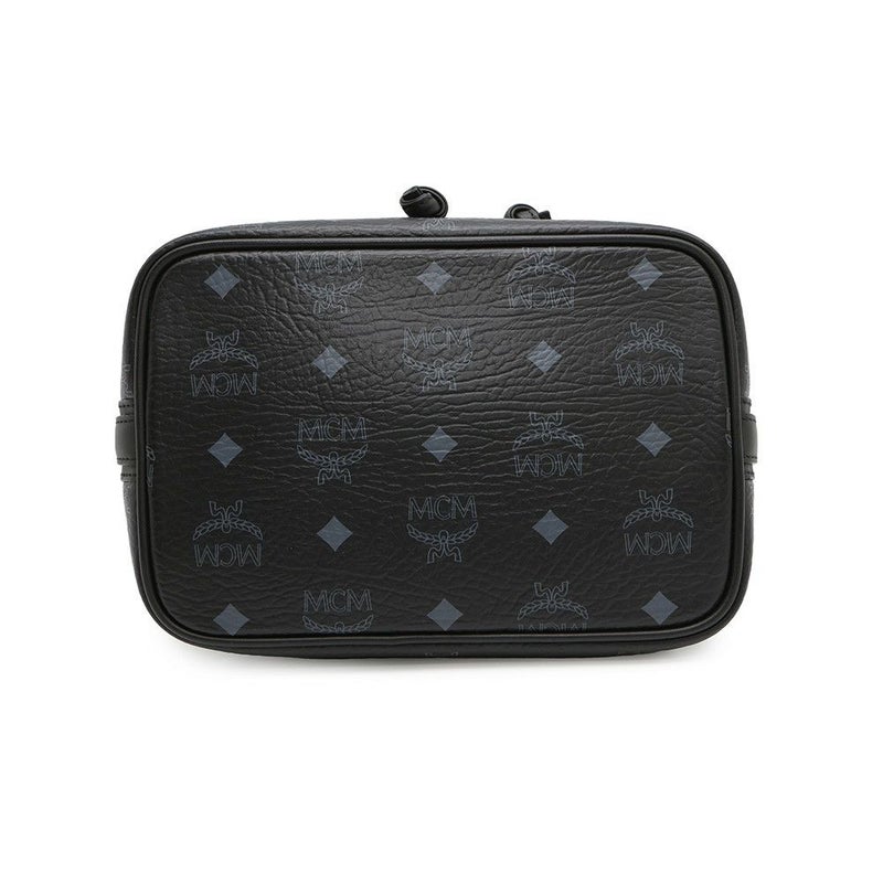 エムシーエム ショルダーバッグ ヴィセトス ロゴ レザー MCM バッグ ハンドバッグ 黒