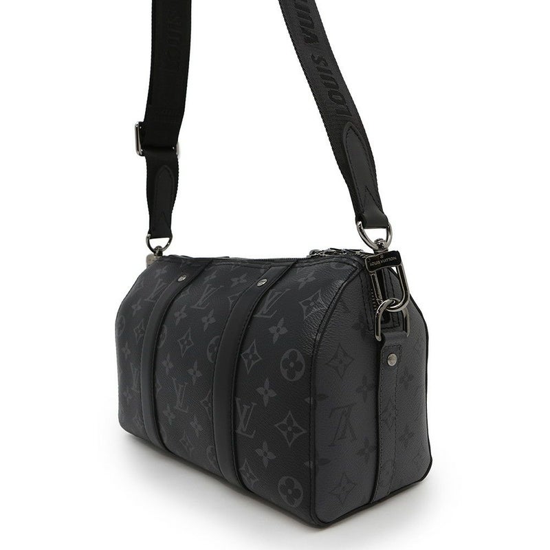 ルイヴィトン ショルダーバッグ モノグラム・エクリプス リバース シティ・キーポル M45936 ブラック 黒