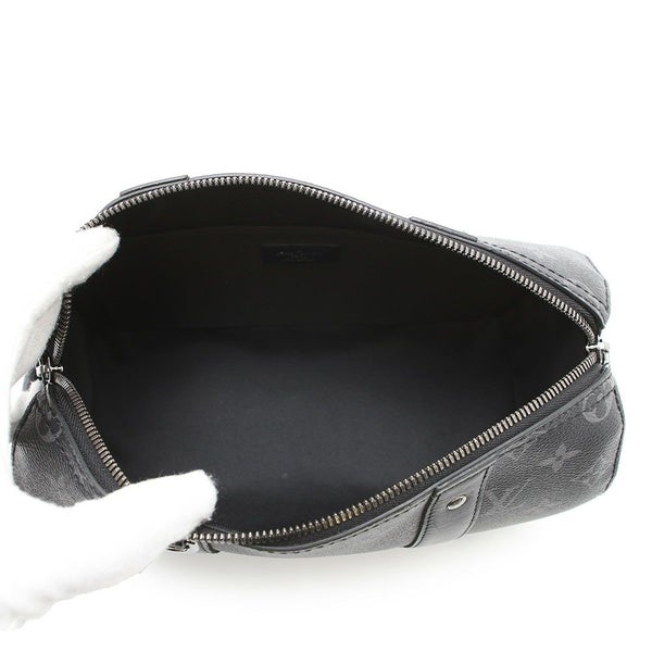 ルイヴィトン ショルダーバッグ モノグラム・エクリプス リバース シティ・キーポル M45936 ブラック 黒