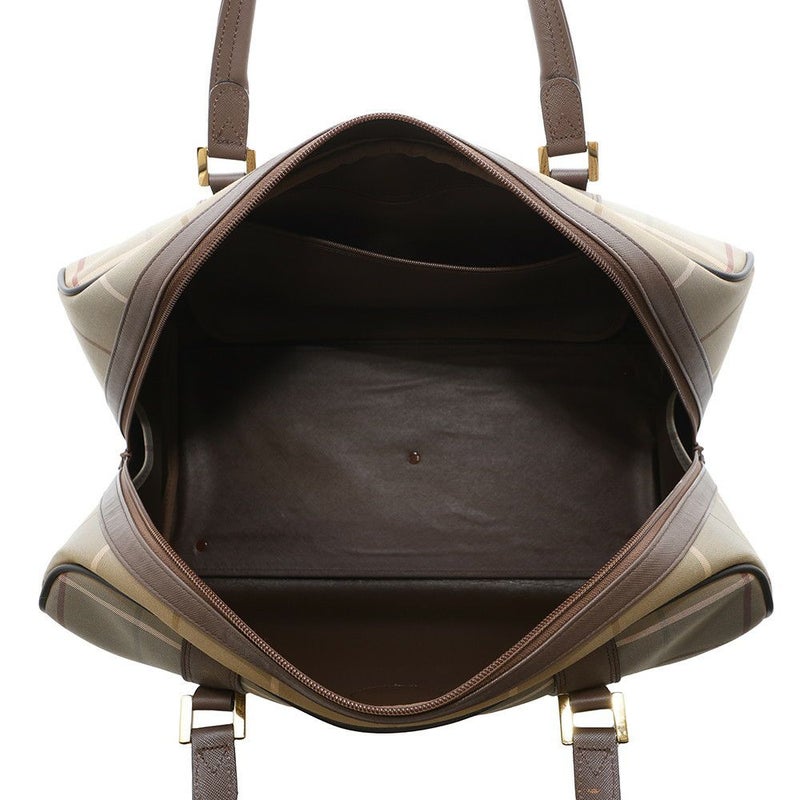 バーバリー ボストンバッグ チェック キャンバス BURBERRY バッグ