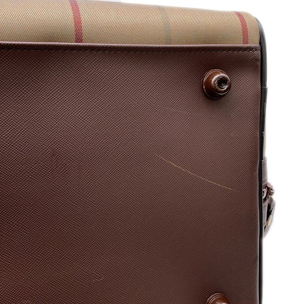 バーバリー ボストンバッグ チェック キャンバス BURBERRY バッグ