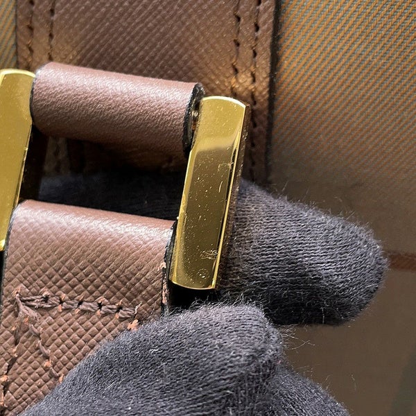 バーバリー ボストンバッグ チェック キャンバス BURBERRY バッグ